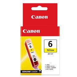 Canon Чернильный картридж Canon BCI-6 Yellow для BJC-8200 Photo, BJ-S-800 / S-900 / I950 / I9100 (4708A002)