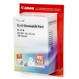  Чернильный картридж Canon CL-41 Color & GP501 10 x 15 cm 100 sheets (0617B008)