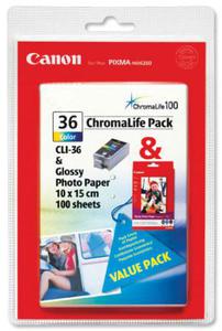  Чернильный картридж Canon CLI-36 Chromalife Pack (1511B008)