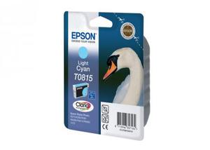 EPSON (C13T08154A10) Картридж светло-голубой большой емкости для Stylus Photo-1410 / R270 / R290 / R295 / R390 / RX590 / RX610 / RX615 / RX690 / T50 / T59 / TX650 / TX659 / TX700 / TX710 / TX800