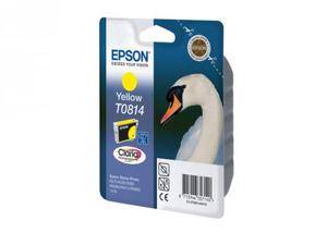 EPSON (C13T08144A10) Картридж желтый большой емкости для Stylus Photo-1410 / R270 / R290 / R295 / R390 / RX590 / RX610 / RX615 / RX690 / T50 / T59 / TX650 / TX659 / TX700 / TX710 / TX800