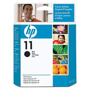HP № 11 Печатающая головка, черная для Business InkJet-1100 / 1200 / 2200 / 2230 / 2250 / 2280 / 2300 / 2600 / 2800, Color InkJet-CP1700, DesignJet-100 / 110 / 111 / 500 / 510 / 800 / 815 / 820, OfficeJet-9110 / 9120 / 9130, OfficeJet Pro-K850