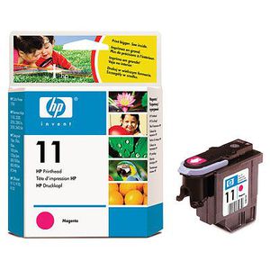 HP № 11 Печатающая головка, пурпурная для Business InkJet-1100 / 1200 / 2200 / 2230 / 2250 / 2280 / 2300 / 2600 / 2800, Color InkJet-CP1700, DesignJet-100 / 110 / 111 / 120 / 500 / 510 / 800 / 815 / 820, OfficeJet-9110 / 9120 / 9130, OfficeJet Pro-K850