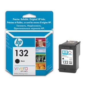 HP № 132 Картридж черный для DeskJet-5443 / D4163, OfficeJet-6313 / 6315, PhotoSmart-2573 / 2575 / 2610 / C3100ser / C3183 / C4100ser / C4183, PSC-1513