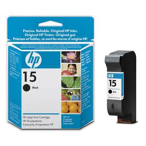 HP № 15 Картридж черный малый для DeskJet-3810 / 3816 / 3820 / 3822 / 810 / 812 / 816 / 825 / 840 / 842 / 843 / 845 / 916 / 920 / 940, Digital Copier-310, FAX-1230, OfficeJet-5105 / 5110 / V30 / V40 / V45, PSC-500 / 750 / 950