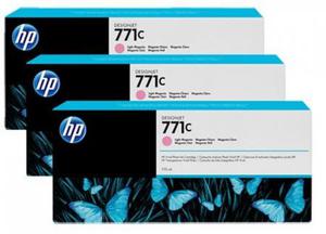  Чернильный картридж HP 771c 3-pack 775-ml Light Magenta Designjet Ink Cartridges (B6Y35A)